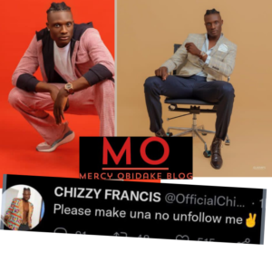 Reality Tv Star, Chizzy Reacts After His Colleagues, Bella And Chichi Unfollowed Each Other On Instagram Shortly After Reunion