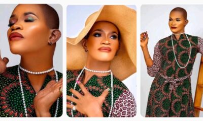 "Queen Of Lasgidi"- Actor Uche Maduagwu crowns himself as he shares photos of himself dressed like a lady