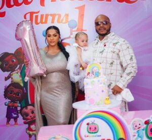 Sina Rambo and wife Heidi Korth daughter's birthday