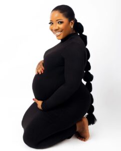 "Excited And Waiting In Praise And Thanksgiving In Arrival Of Our 3rd Bundle Of Joy" - Popular Event Planner, Sandra Ikeji Writes As She Shares Baby Bump Photos