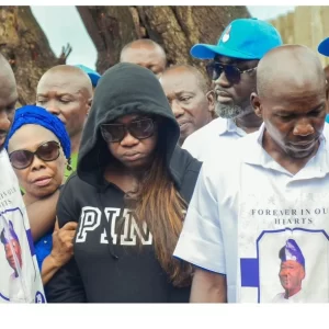  "I Will Keep These Memories Close To My Heart"- Mercy Johnson Writes, Shares Photos From Her Late Dad's Burial