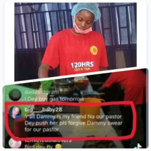"Na Our Pastor Dey Push Her, Forgive Dammy, Swe@r For Our Pastor"- Friend Of Ekiti Chef Dammy Reveals