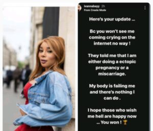 "Ectopic Or Miscarriage"- Davido's Alleged French Side Chic Gives Update About Her Pregnancy Complications (DETAIL)