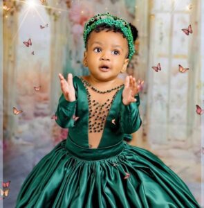 "The Blessed One, My Queen With A Golden Smile"- Actress Ruth Kadiri Pens Lovely Note To Celebrate Daughter's 1st Birthday (PHOTOS)
