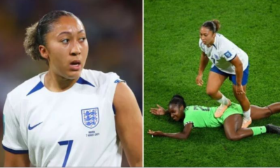 Lauren James apologises for stamping on Nigeria's Michelle Alozie during World Cup (DETAIL)