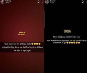 Controversial Nigerian crossdresser, Bobrisky has cancelled his birthday plans to honour his father who passed on some days ago. The lifestyle influencer who will be turning 32 on 31st August 2023 revealed via his Instagram page, that he has cancelled his birthday plans. He has chosen to hold a lavish funeral for his father in the next 41 days. Bobrisky revealed that he has cried his eyes out over the devastating news as despite his age, losing his father is inconsolable. He wrote; "Have cancelled my birthday party. Instead, I will be doing my dad’s final burial in 41 days. He died at age 78 days. Have cried and cried I’m now tired. No matter how our parents are old you will never want them to go".