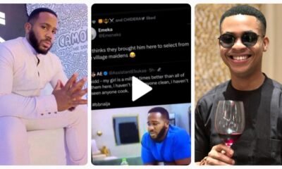"Did They Bring You Here To Select Wife From Your Village Maidens"- Actor Emeka Sl@ms Kiddwaya After He Said Bbnaija Girls Can't Cook & Clean (VIDEO)