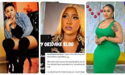 "You cannot be owing me & block me"- Actress Sarah Martins calls out her ex-bestie, Judy Austin, over alleged N1m debt