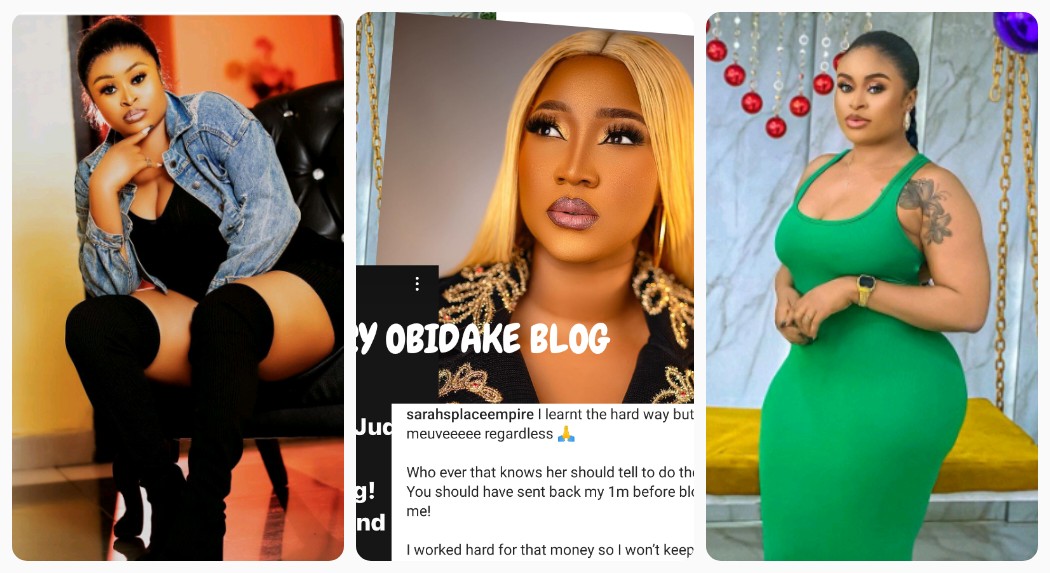 "You cannot be owing me & block me"- Actress Sarah Martins calls out her ex-bestie, Judy Austin, over alleged N1m debt