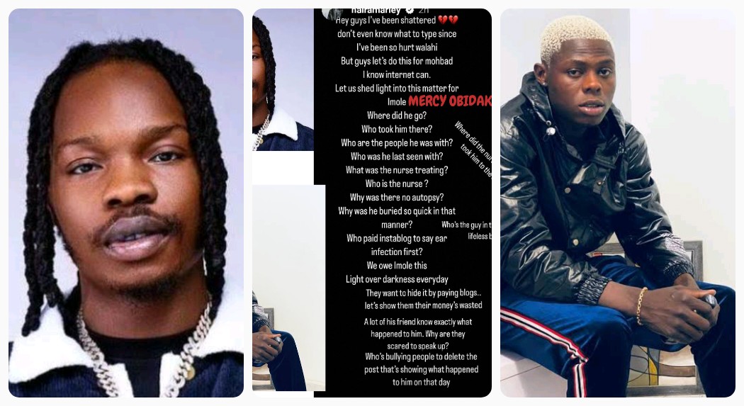 "I'm sh@ttered & I’ve been so hurt” — Naira Marley says as he asks important questions about Mohbad's de@th