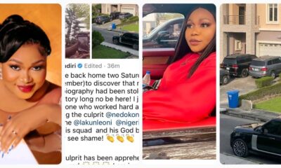 "I Am Just Coming From A Lot"- Actress Ruth Kadiri Says As She Recovers Her Range Rover Allegedly Stolen By One Of Her Staff (DETAIL)