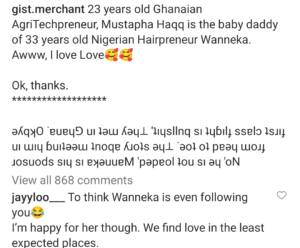 33 Years Old Hair Boss, Miz Nwanneka Reportedly Dating 23 Year Old Ghanaian AgriTechprenuer, Who Is Also Her Baby Daddy (DETAIL)