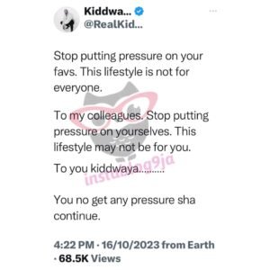 Kiddwaya to his colleagues