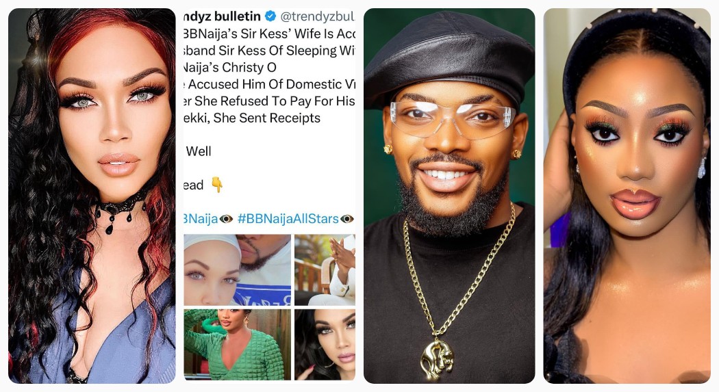 Netizens Rain In$ults On BBN Kess & Christy O After Kess Wife Accused Him Of Cheating On Her With Christy O, Money Sc@m & Domestic V!olence (DETAIL)
