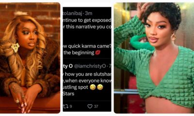 "Karma Came Early For You, This Is Just The Beginning"- Tolanibaj Finally T@ckles Christy O For Cslling Her A $lut During The Reality Show, She F*res Back (DETAILS)