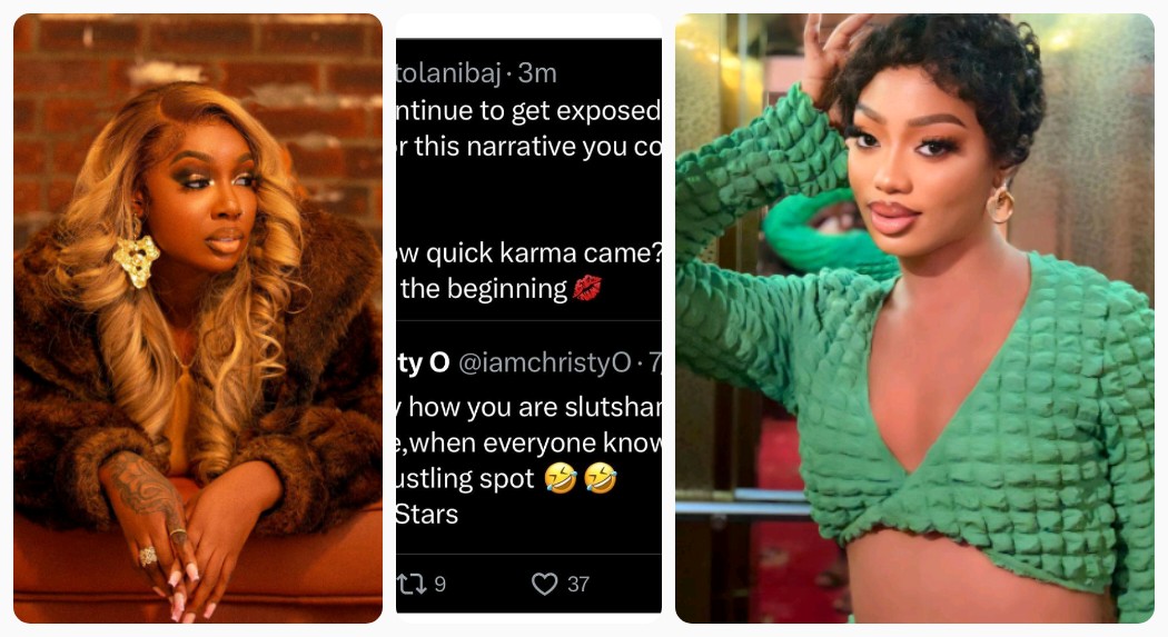 "Karma Came Early For You, This Is Just The Beginning"- Tolanibaj Finally T@ckles Christy O For Cslling Her A $lut During The Reality Show, She F*res Back (DETAILS)