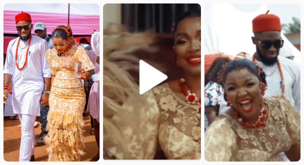 Actress Ekene Umenwa Shares Video & Photos From Her Traditional Wedding