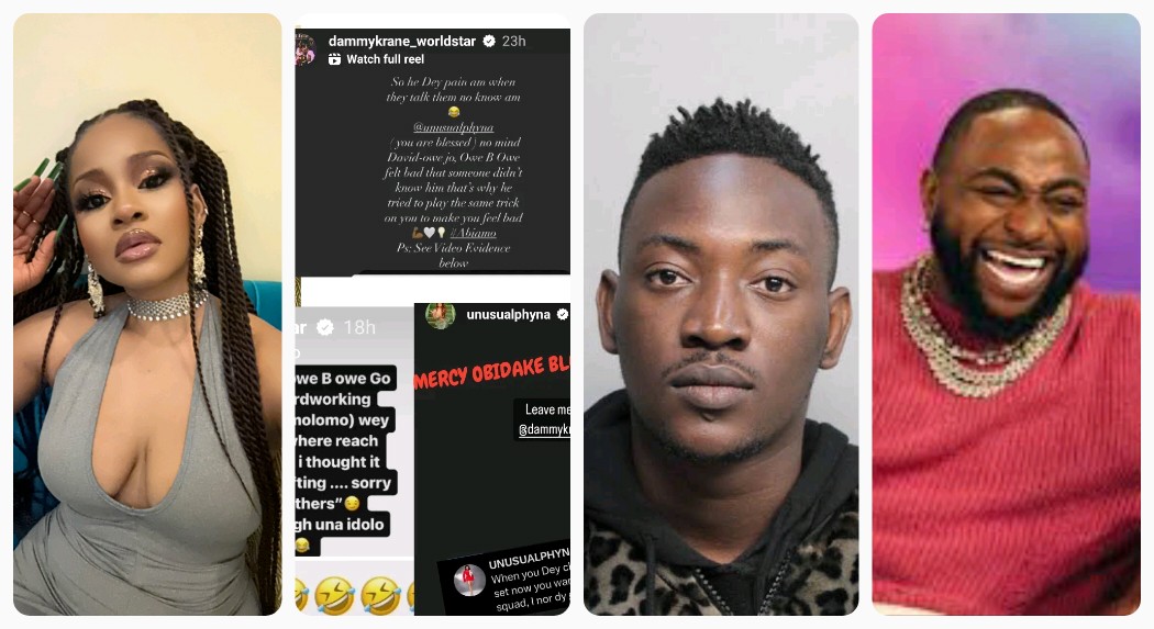 "Don't Include Me In Your F!ght With Davido, I Don't Even Know You"- Phyna Sl@ms Dammy Krane (DETAIL)
