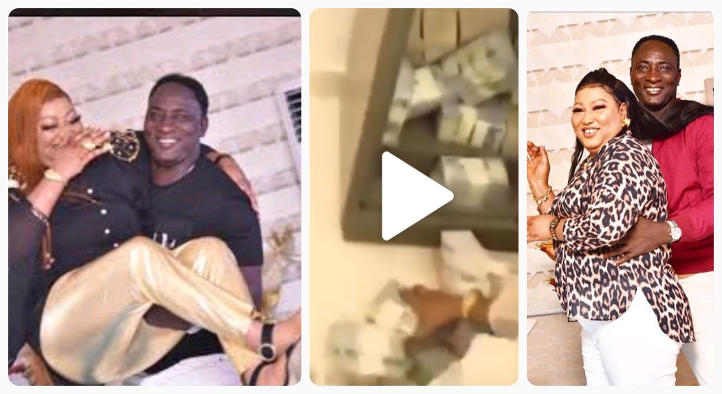 Prophet Jeremiah Fufeyin surprised his wife with N55,000,000 cash for her birthday (VIDEO/PHOTOS)