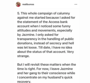 "Jasmine Is An Imposter Trying To Take Over My Home, She Has Hijacked The Money Donated For My Husband's Treatment....She Accused Me Of Taking Her Name To Native Doctor'- Mr Ibu's Wife Shares Her Side Of The Story (DETAIL)   https://www.momedia.ng/2023/11/13/jasmine-is-an-imposter-trying-to-take-over-my-home-she-has-hijacked-the-money-donated-for-my-husbands-treatment-she-accused-me-of-taking-her-name-to-native-doctor-mr-ibus-wife-shares-her/