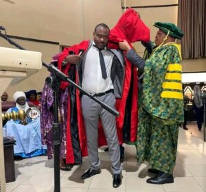 "God Has Been My Strength" - Ex-Eagles Goalkeeper, Enyeama, Bags Honorary Doctorate Degree From UNIUYO