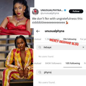  "We Don't F$ck With Ungratefulness Over Here"- Phyna Says As She & Ilebaye Unfollow Each Other