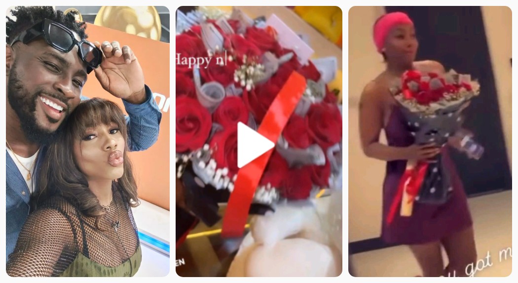 ‘’Respectfully, that was not me’’- Pere writes after Mercy Eke shared video of her receiving roses and dollar notes from her lover (VIDEO/PHOTOS)