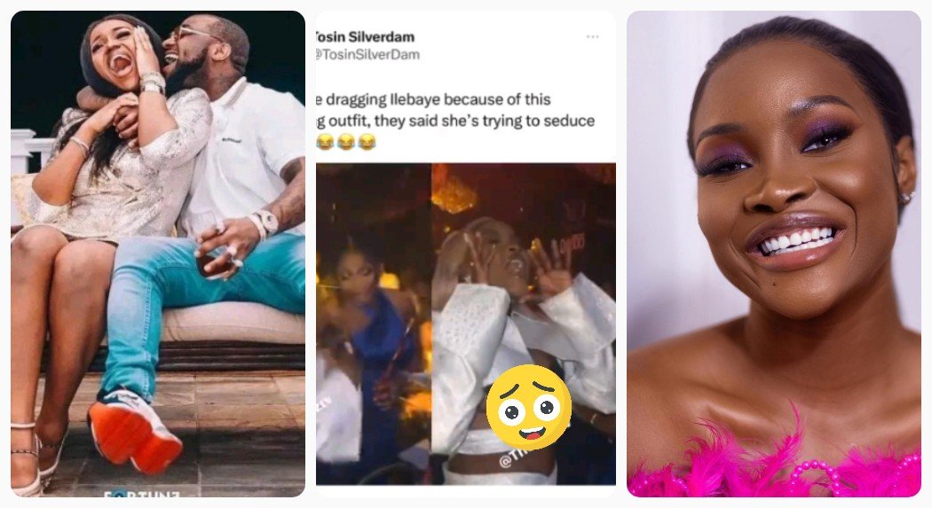 "Is She Trying To $educe Chioma's Husband, Davido"- Netizens React To Ilebaye's Outfit At An Event (VIDEOS/PHOTOS)