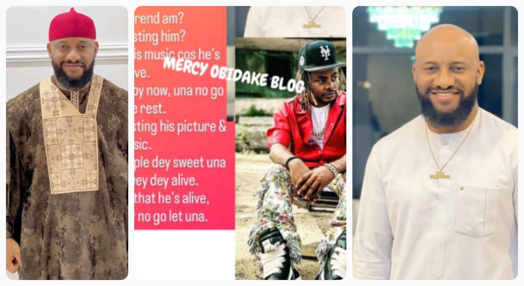 "To Support De@d People Dey Sweet Una Pass People Wey Dey Alive"- Yul Edochie Says As Netizens Refuse To Post Oladips Music After F@king His De@th