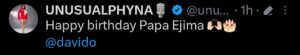 Phyna on Davido birthday