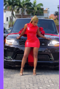 Bbnaija star, Mercy Eke, has gifted herself a brand new car worth millions of naira. Congratulations are in order from her fans, colleagues and well wishers.