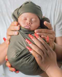 "He Is So Chubby & Adorable, Bunny Can't Stop Ki$$ing Him..."- Uche Ogbodo Shares First Photos Of Her Son