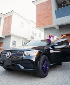 "A Gift From Me To Me"- Singer, Guchi Writes As She Acquires A Brand New Benz (PHOTOS)