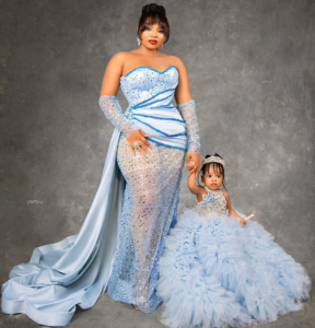 "Today, I reflect on the blessing, joy, and motivation you brought into my life"- Queen Mercy Atang celebrates Daughter, Keilah on her first birthday (PHOTOS)