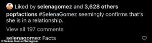 Selena Gomez and Benny Blanco