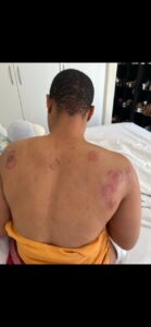 Lady cries on abusive baby daddy