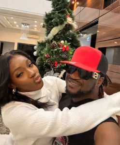 Singer Paul Psquare’s girlfriend, Ifeoma, sparks engagement rumours as she flaunts an ‘engagement ring’