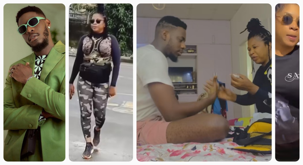 Happy birthday to this beauty that I call mother,thank you for half of the great genes I have ....."- Bbn star, Soma Pens Sweet note to his mum on her birthday (VIDEO)
