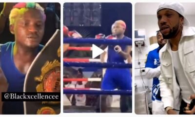 Portable Beats Charles Okocha In Celebrity Boxing Fight (DETAIL)