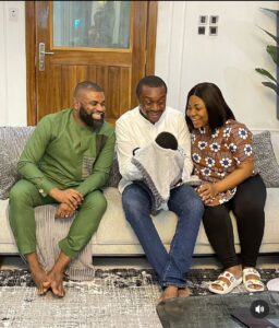 Nathaniel Bassey on Mercy Chinwo's son