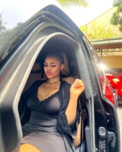   “Valentine is beautiful over here”- Actress/billionaire wife, Regina Daniels, writes as she shows off a Lexus bulletproof SUV gift (VIDEO/PHOTOS)