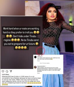 "Even If Dollar Is 3000, I Can Conveniently Live This Lifestyle, Go & Work Hard Like Me"- Bobrisky Tells Nigerians