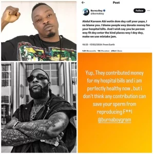 "I Don't Think Any Contribution For Your Sperm Can Help It Reproduce"- Abdulkareem Eedris M0cks Burna Boy For Being Ch!ldle$s, After The Singer M0cked His Health (DETAIL) Taking A Swipe At His Health