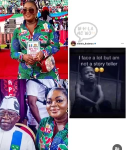 "I Face A Lot But I'm Not A Story Teller"- Actress Eniola Badmus says, replies IG user who said she must continue to stand on the mandate