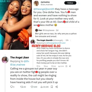    "I Hope My Mum Continues To Dance & Show Her Tongue Ring, She Didn't Enjoy Her Youth Because She Was Taking Care Of Me......" - BBN Angel Smith Replies Trolls Who In$ulted Her Mum & Accused Her Of Sl€€ping With Yahoo Boys (DETAILS)