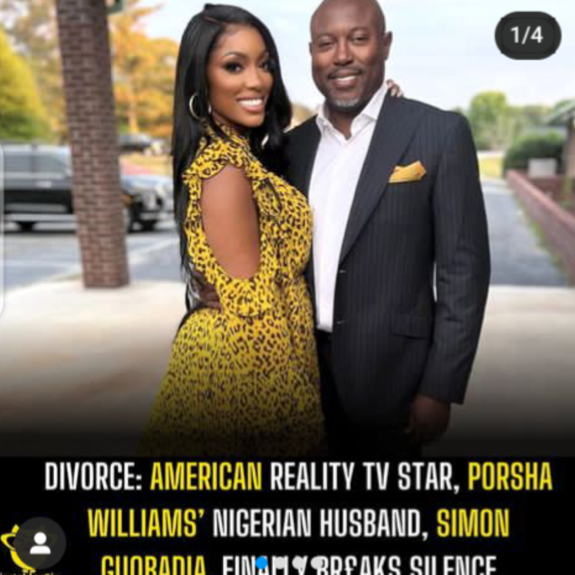 DIVORCE: American Reality TV Star, Porsha Williams' Nigerian Husband, Simon Guobadia, Finally Breaks Silence Amid Divorce Saga (DETAILS)