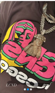 "Legends Can Never D!e" - Davido Writes As He Shares Pendant He Got Of His Lat£ Son, Ifeanyi (Photos)