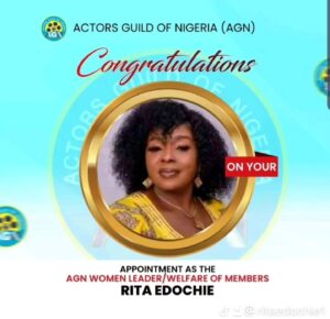 May Edochie to Rita As AGN women's leader