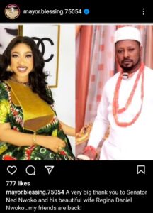 ctress, Tonto Dikeh And Ex-Boyfriend, Prince Kpokpogri Have Reportedly Ended Their Beef (DETAIL)