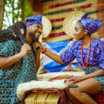 Actor Kunle Remi and his wife 